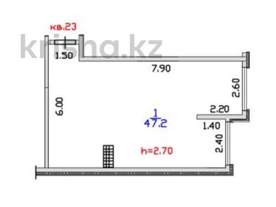 2-бөлмелі пәтер · 48 м² · 3/9 қабат, мкр Шугыла, С Жунисов 2/25, бағасы: 29 млн ₸ в Алматы, Наурызбайский р-н
