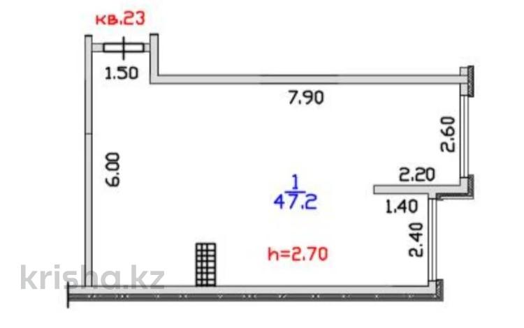 2-бөлмелі пәтер · 48 м² · 3/9 қабат, мкр Шугыла, С Жунисов 2/25, бағасы: 29 млн ₸ в Алматы, Наурызбайский р-н — фото 2