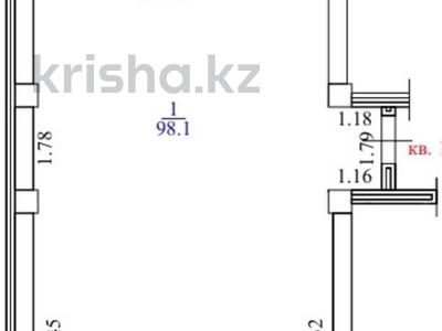 4-бөлмелі пәтер · 98.1 м² · 5/8 қабат, Жапсарбаева 35, бағасы: 47 млн ₸ в Алматы, Алатауский р-н