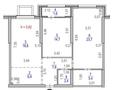 3-комнатная квартира · 81.3 м² · 1/9 этаж, Каныша Сатпаева — ЖК Satpayev за 71 млн ₸ в Алматы, Бостандыкский р-н