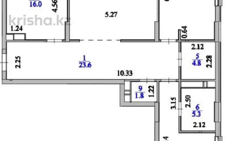 3-комнатная квартира · 128 м² · 4 этаж, Туркестан 16/3 за 168 млн ₸ в Астане, Есильский р-н — фото 2