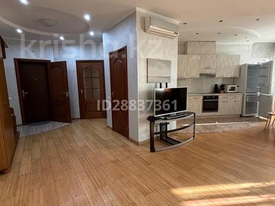 2-комнатная квартира · 77.4 м² · 8/21 этаж, Кабанбай батыра 87 за 550 000 ₸ в Алматы, Алмалинский р-н