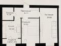 2-бөлмелі пәтер · 60.58 м² · 4/10 қабат, Улица Чингиз Айтматов, 79/1 79/1, бағасы: 32 млн ₸ в Астане, Сарыарка р-н — фото 6