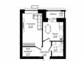 1-комнатная квартира · 37.4 м² · 4/9 этаж, Хусейн Бен Талал за 26 млн ₸ в Астане, Есильский р-н — фото 2