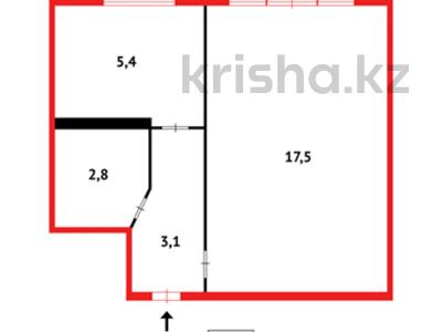 1-комнатная квартира · 29.9 м² · 5/5 этаж, 6-й мкр. — Центральный Рынок за 5.5 млн 〒 в Темиртау