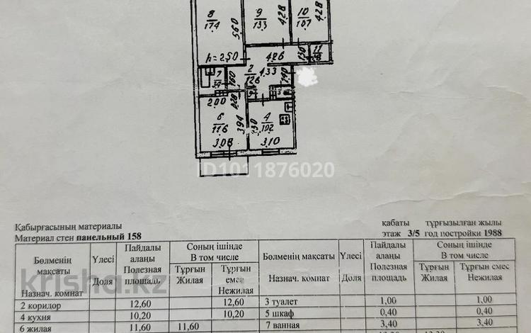 4-бөлмелі пәтер · 83 м² · 3/5 қабат, Ақсай-3 ш/а., бағасы: 56 млн ₸ в Алматы, Ауэзовский р-н — фото 47