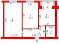 2-комнатная квартира · 66.8 м² · 2/5 этаж, Алтын Орда 49п за 21 млн ₸ в Актобе