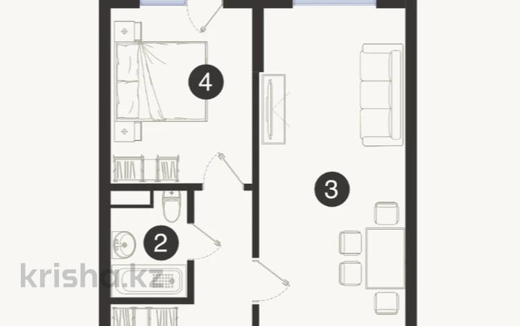 2-бөлмелі пәтер · 52 м² · 7/7 қабат, Естай 39/3, бағасы: 21.8 млн ₸ в  — фото 2