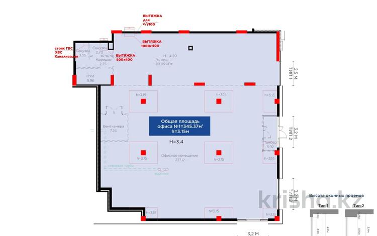 Свободное назначение · 345.37 м² за 459.5 млн 〒 в Астане, Нура р-н — фото 2