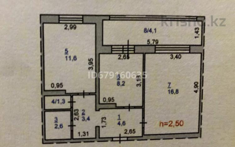 2-комнатная квартира, 52.6 м², 1/10 этаж, Кутузова 293 за 14 млн 〒 в Павлодаре — фото 2