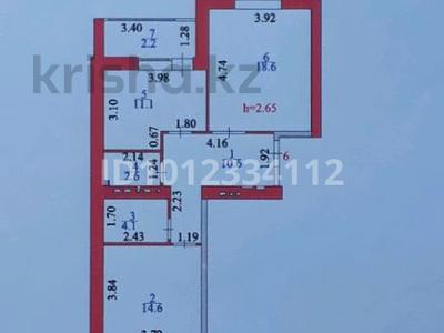 2-комнатная квартира · 64 м² · 2/6 этаж, 38 улица за 48 млн ₸ в Астане, Есильский р-н