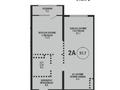 2-комнатная квартира · 57.7 м² · 3/9 этаж, Каныша Сатпаева 90а/1 за ~ 45.1 млн ₸ в Алматы, Бостандыкский р-н — фото 2