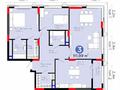 3-комнатная квартира · 112 м² · 8/8 этаж, Бухар жырау 20 — Бухар жырау и Кабанбай батыра за 104 млн ₸ в Астане, Нура р-н