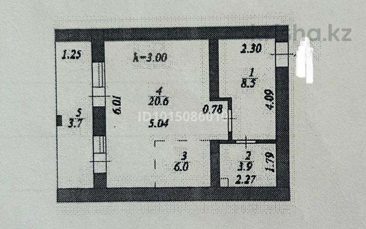 1-комнатная квартира · 43 м² · 6/10 этаж, Алихан Бокейхан 13 за 25.9 млн ₸ в Астане, Есильский р-н — фото 2