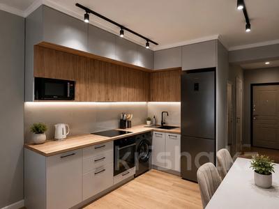 2-бөлмелі пәтер · 55 м² · 2/9 қабат, Думан-2 ш/а., мкрн Думан-2 57/1, бағасы: 47.5 млн ₸ в Алматы, Медеуский р-н