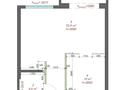 2-бөлмелі пәтер · 47.5 м² · 5/10 қабат, Байтурсынова 177, бағасы: 54 млн ₸ в Алматы, Бостандыкский р-н