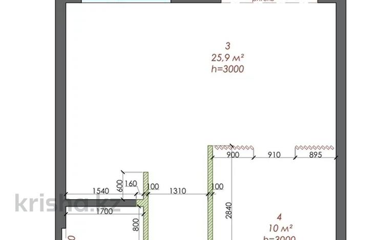 2-бөлмелі пәтер · 47.5 м² · 5/10 қабат, Байтурсынова 177, бағасы: 54 млн ₸ в Алматы, Бостандыкский р-н — фото 57