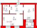 1-комнатная квартира · 40 м² · 1/5 этаж, Бокенбай батыр 157б за 16 млн ₸ в Актобе, мкр Авиагородок