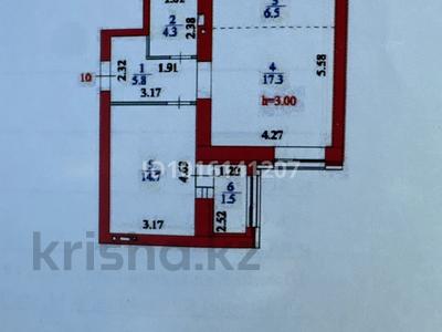 2-бөлмелі пәтер · 50.44 м² · 4/9 қабат, Шамши Калдаяков 14, бағасы: 42 млн ₸ в Астане, Сарайшык р-н