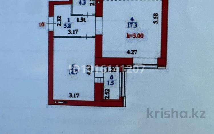 2-бөлмелі пәтер · 50.44 м² · 4/9 қабат, Шамши Калдаяков 14, бағасы: 42 млн ₸ в Астане, Сарайшык р-н — фото 2