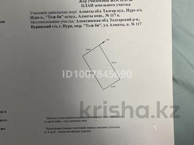 Участок · 8 соток, Алматы за 5 млн ₸ в Алматинской обл., Талгарский р-н
