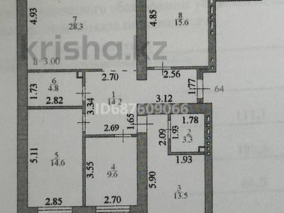 4-комнатная квартира, 111.1 м², 8/10 этаж, Анет баба 11/2 за 60 млн 〒 в Астане, Есильский р-н