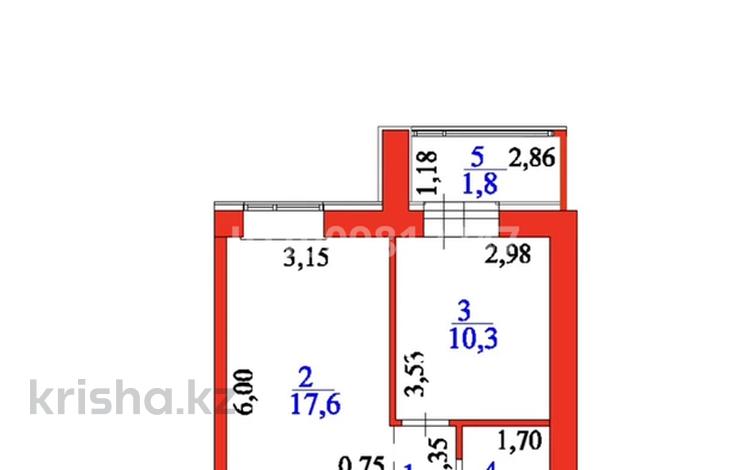 1-комнатная квартира · 38 м² · 3/12 этаж, Жумекен Нажимеденов 38 за 19.5 млн ₸ в Астане — фото 2