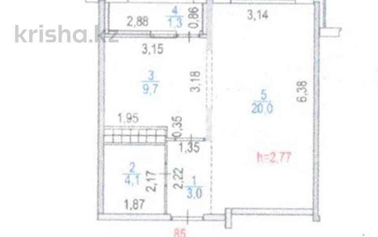 2-бөлмелі пәтер, 37 м², 5/12 қабат, Сатпаева 90 — Туркебаева, бағасы: 29 млн 〒 в Алматы — фото 2