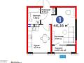 1-бөлмелі пәтер · 40.36 м² · 8/12 қабат, Ақжар ш/а., Белжайлау 47а, бағасы: 38 млн ₸ в Алматы, Наурызбайский р-н