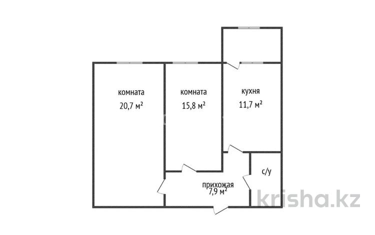 2-бөлмелі пәтер · 62 м² · 2/5 қабат, Промышленная 50, бағасы: 24.5 млн ₸ в Костанае — фото 2