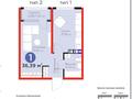 1-бөлмелі пәтер · 36 м² · 3/6 қабат, мкр Дарабоз, Бауыржана Момышулы 11/12а, бағасы: 30 млн ₸ в Алматы, Алатауский р-н — фото 2