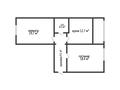 2-бөлмелі пәтер · 66.2 м² · 4/4 қабат, Г. Каирбекова 453, бағасы: 26.5 млн ₸ в Костанае — фото 2