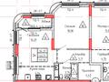 2-комнатная квартира · 56 м² · 10/15 этаж, Сыганак 22/1 за 39 млн ₸ в Астане, Нура р-н — фото 4