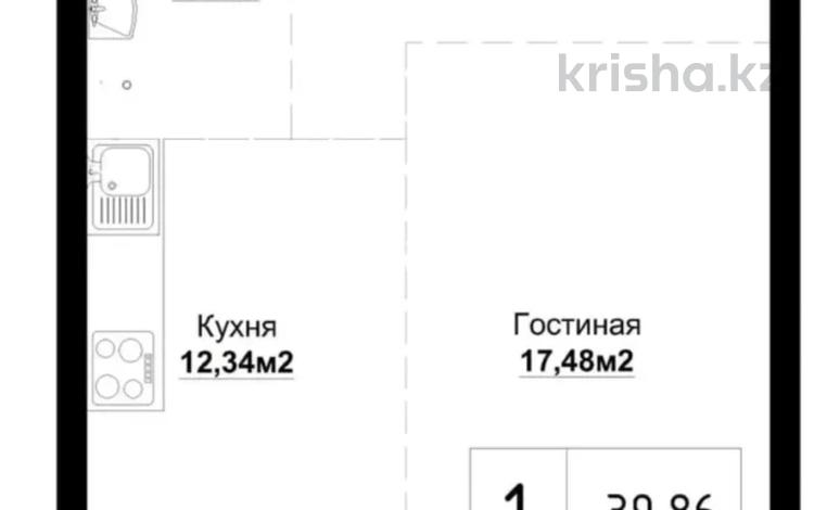 1-бөлмелі пәтер · 40 м² · 4/4 қабат, Е 669 25 стр, бағасы: 15.5 млн ₸ в Астане — фото 3