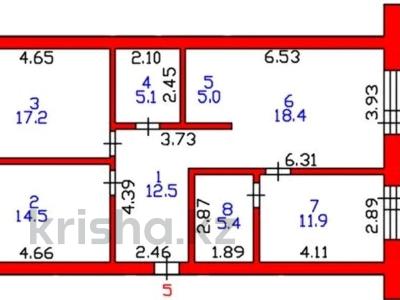 4-бөлмелі пәтер · 96.2 м² · 1/5 қабат, Таншолпан 2/3, бағасы: ~ 52.9 млн ₸ в Петропавловске