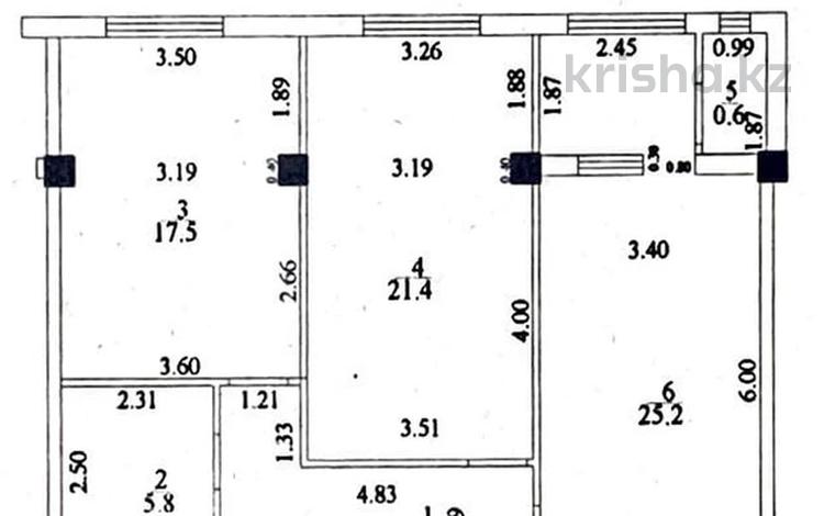 2-комнатная квартира, 83 м², 4/10 этаж, 19-й мкр №14 участок