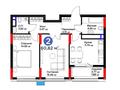 2-комнатная квартира · 60.82 м², Бухар Жырау 33 за ~ 50.5 млн 〒 в Астане, Есильский р-н — фото 3