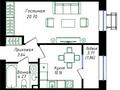 1-бөлмелі пәтер · 40.63 м² · 11/12 қабат, Мухамедханова 43, бағасы: 21.5 млн ₸ в Астане, Нура р-н — фото 3