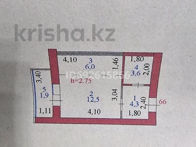 1-комнатная квартира, 28.3 м², 8/8 этаж, Мустафа Шокай 107 за 12.3 млн 〒 в Астане, Алматы р-н
