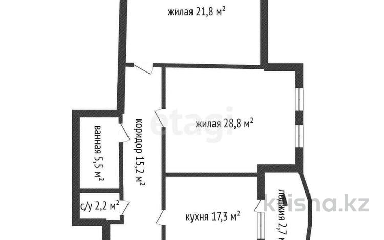 2-комнатная квартира, 93.5 м², мкр Ак Шагала, 2 84 за 38.5 млн 〒 в Атырау, мкр Ак Шагала — фото 16