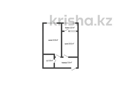 1-комнатная квартира · 36.4 м² · 3/5 этаж, Каирбекова за 13.7 млн ₸ в Костанае