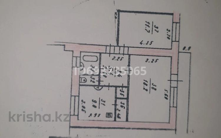 2-комнатная квартира, 54 м², 1/2 этаж, мкр 13-й военный городок, мкр 13-й военный городок 10 за 31 млн 〒 в Алматы, Турксибский р-н — фото 2