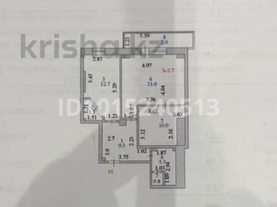2-комнатная квартира · 61 м² · 4/9 этаж, Сыганак 15 за 330 000 ₸ в Астане, Есильский р-н