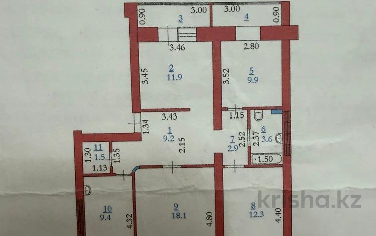 4-комнатная квартира · 83 м² · 2/5 этаж, Сазда-1, АБУЛХАЙЫР ХАНА за 25.5 млн ₸ в Актобе — фото 2