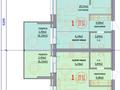 1-бөлмелі пәтер · 37.2 м² · 1/4 қабат, Мкр. БСХТ здание 24, бағасы: 14.8 млн ₸ в Щучинске — фото 2
