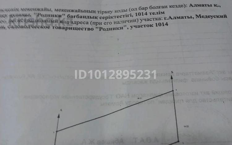 Жер телімі · 12 сотық, мкр Кенсай, Мкр Родники — Кенсай 2 Родник 2, бағасы: 20 млн ₸ в Алматы, Медеуский р-н — фото 2