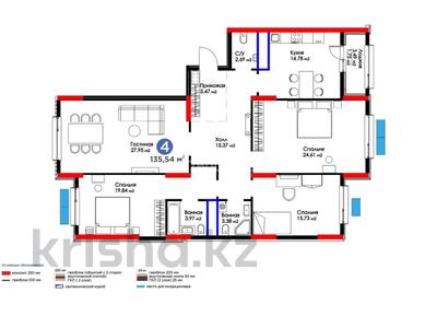 Пәтерлер в Атырауской обл.: 4-бөлмелі пәтер · 139.3 м² · 10/16 қабат, Исатай Тайманова 42A — Жарбосынова, бағасы: 93 млн 〒 4-бөлмелі пәтер · 139.3 м² · 10/16 қабат, Исатай Тайманова 42A — Жарбосынова, бағасы: 93 млн 〒 в Атырау