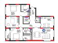 4-комнатная квартира · 137.18 м², Бухар жырау 20 за ~ 122.4 млн 〒 в Астане, Нура р-н — фото 3