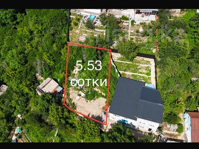 Участок · 5.53 сотки, СТ Здоровье территория 50 за ~ 20 млн ₸ в Алматы, Бостандыкский р-н