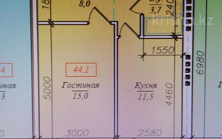 1-бөлмелі пәтер · 44 м² · 2/5 қабат, ул. Ивана Зрелова 19, бағасы: 13.2 млн ₸ в Уральске — фото 2